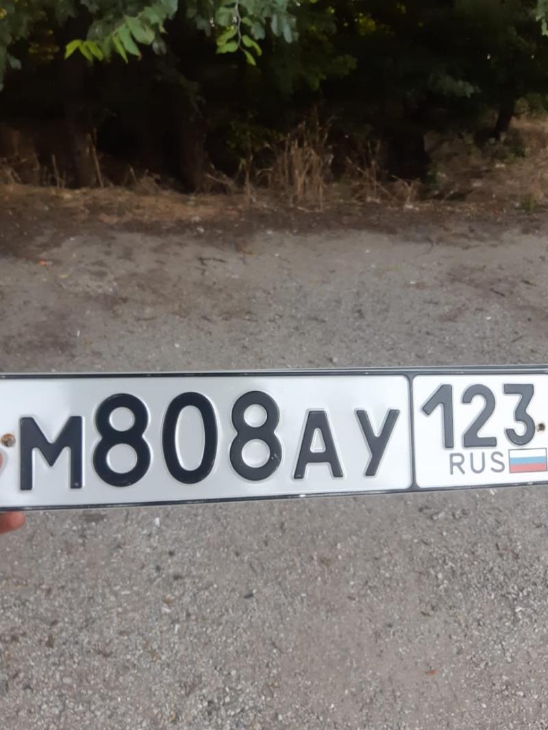 Фотография номера М808АУ 123