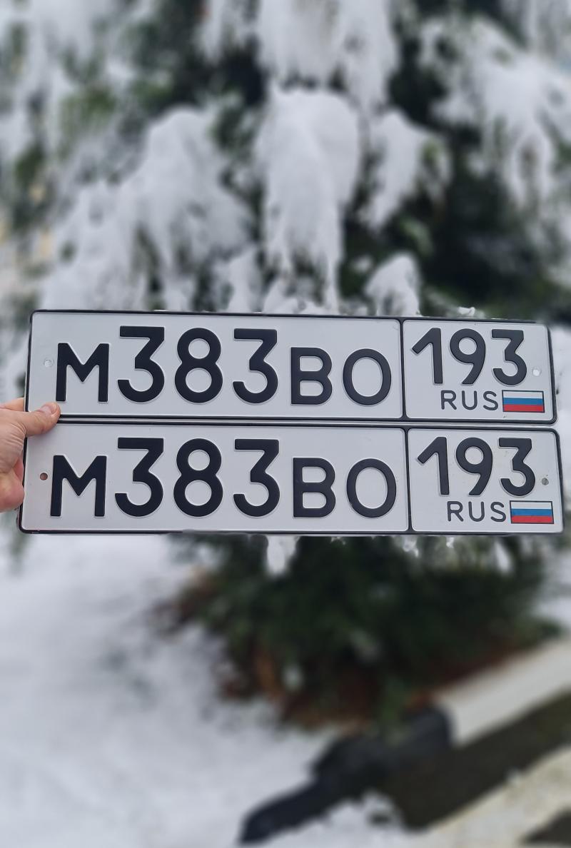 Фотография номера М383ВО 193