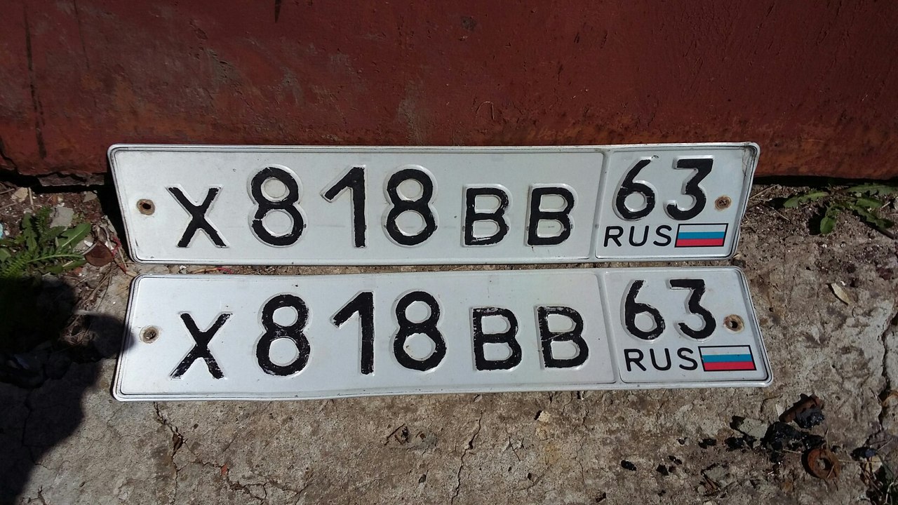 Фотография номера Х818ВВ 63