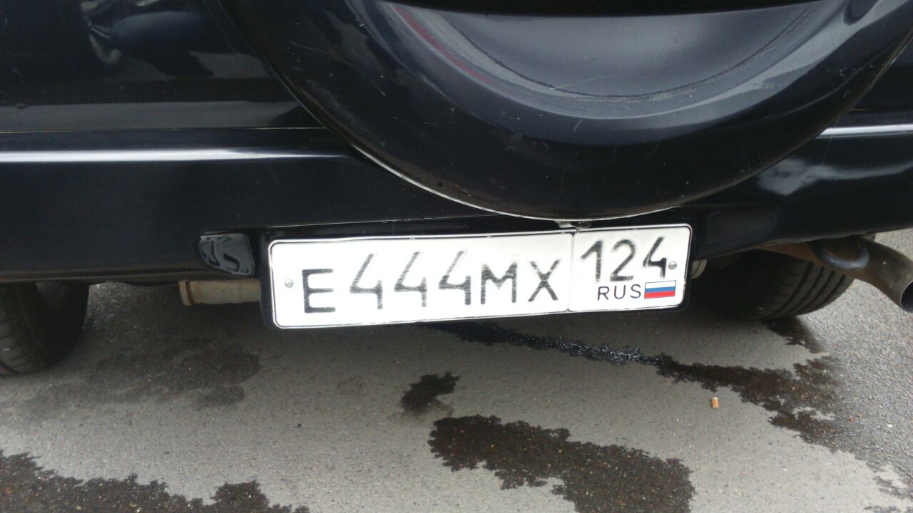 Фотография номера Е444МХ 124