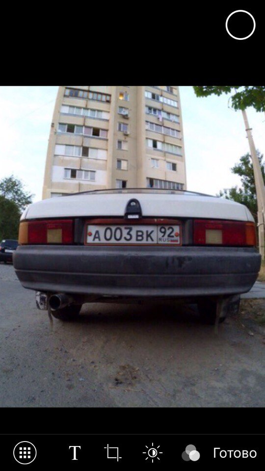 Фотография номера А003ВК 92