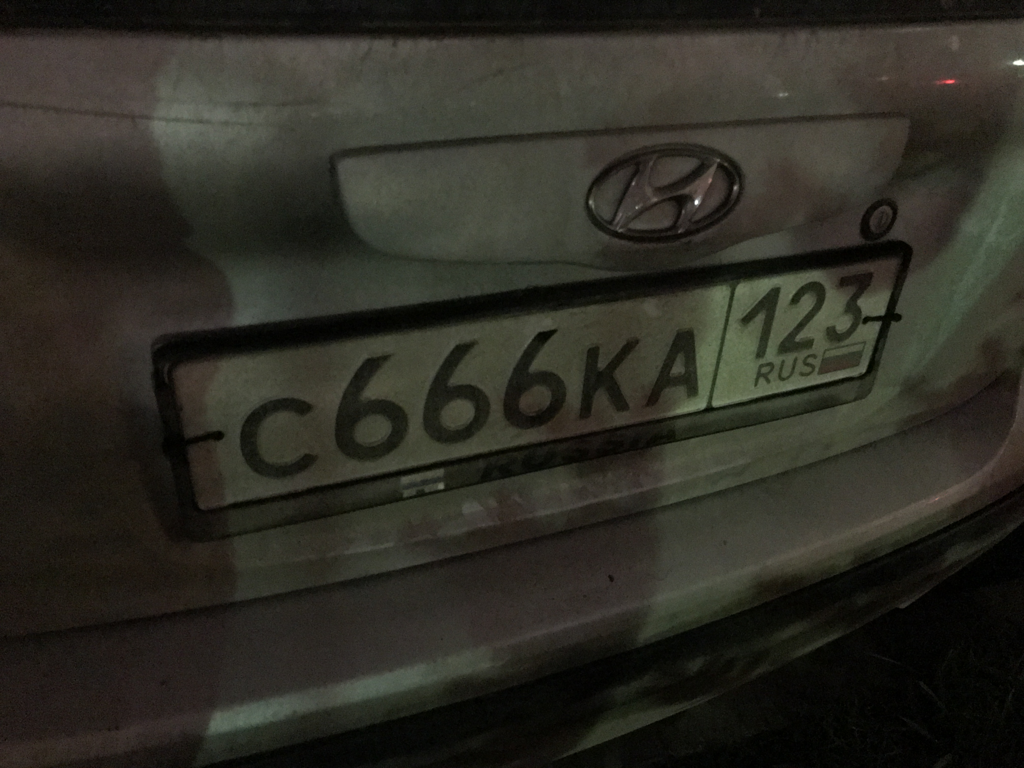 Фотография номера С666КА 123