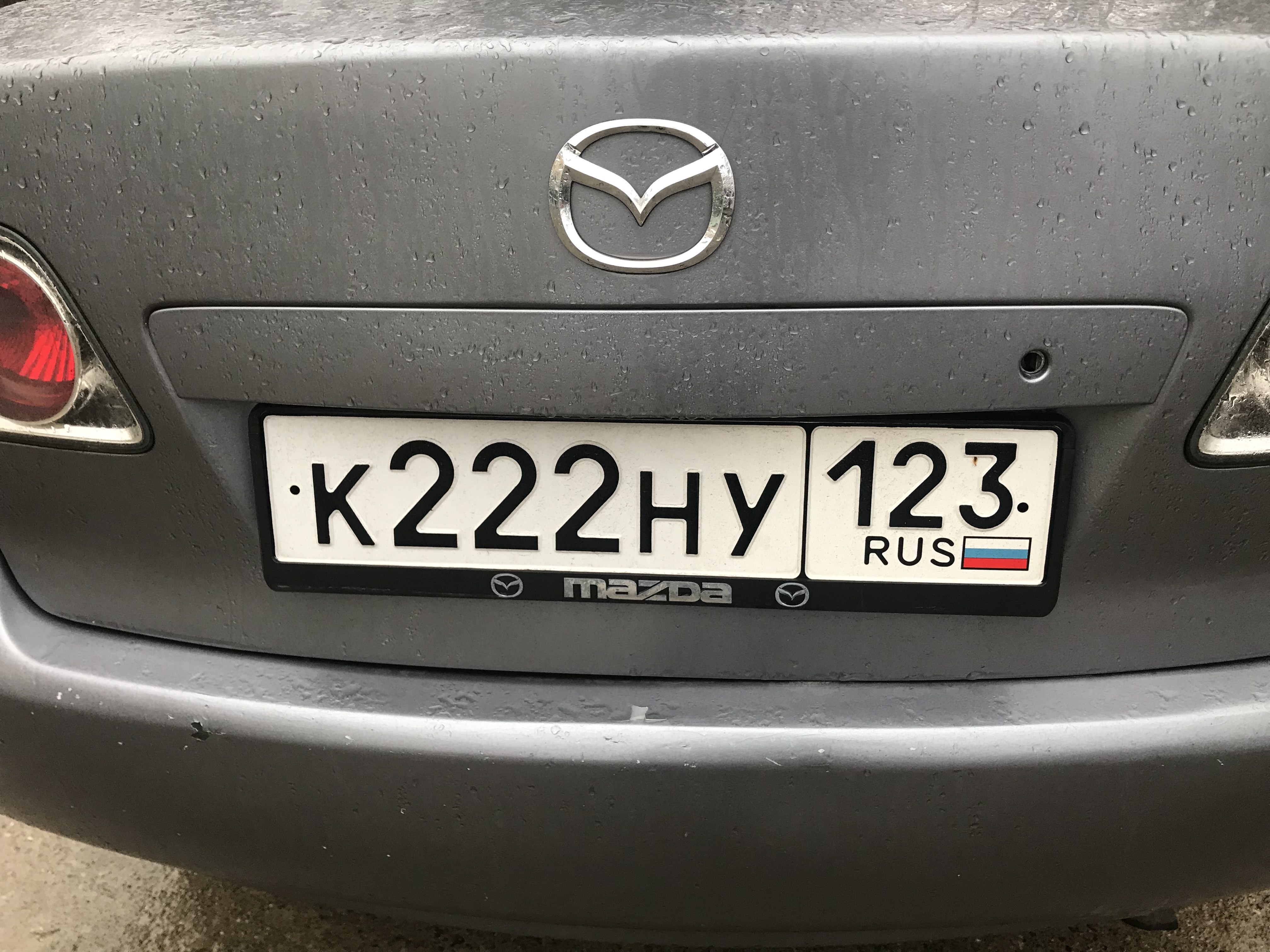 Фотография номера К222НУ 123
