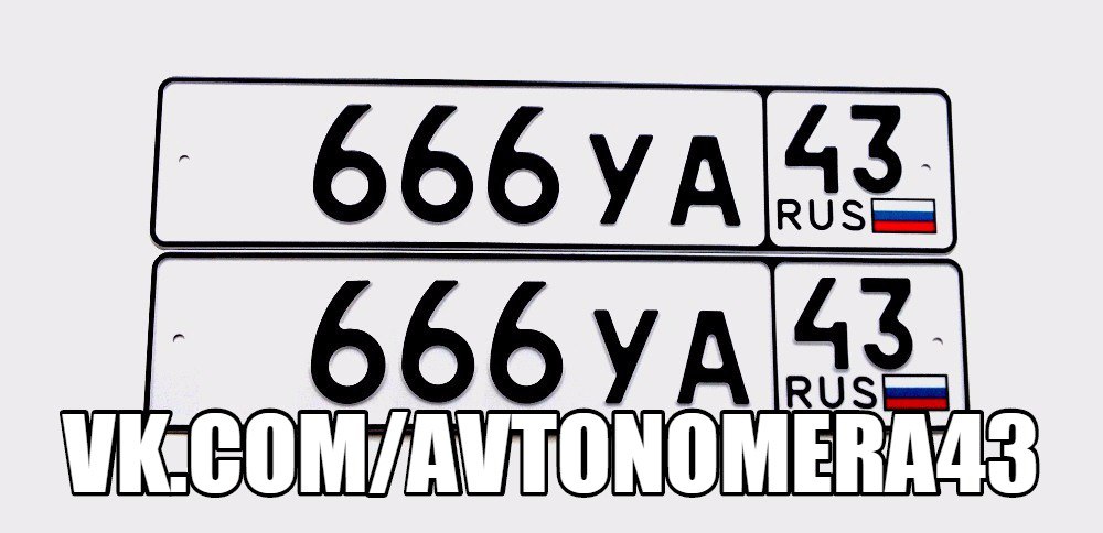 Фотография номера *666АУ 43