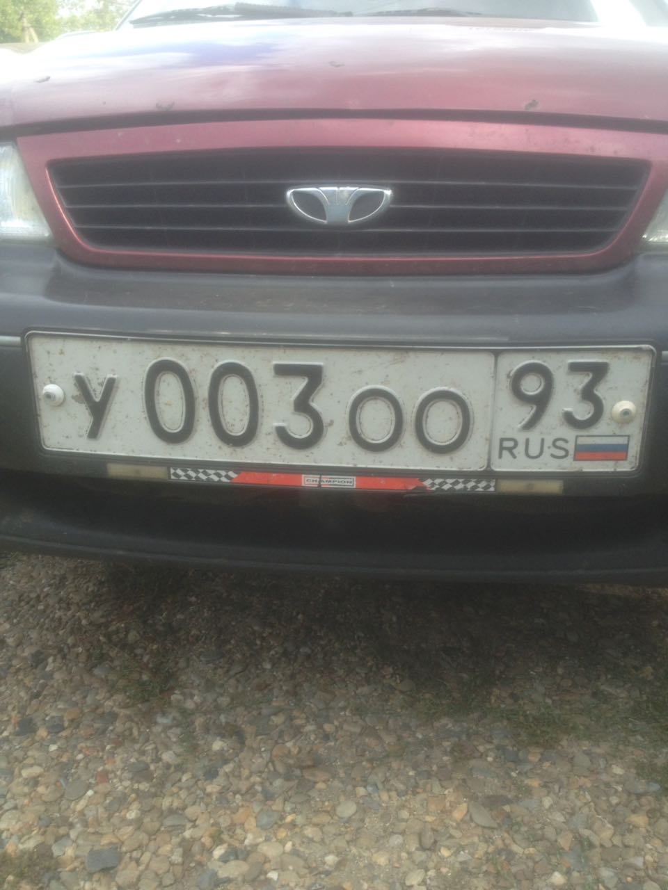 Фотография номера У003ОО 93