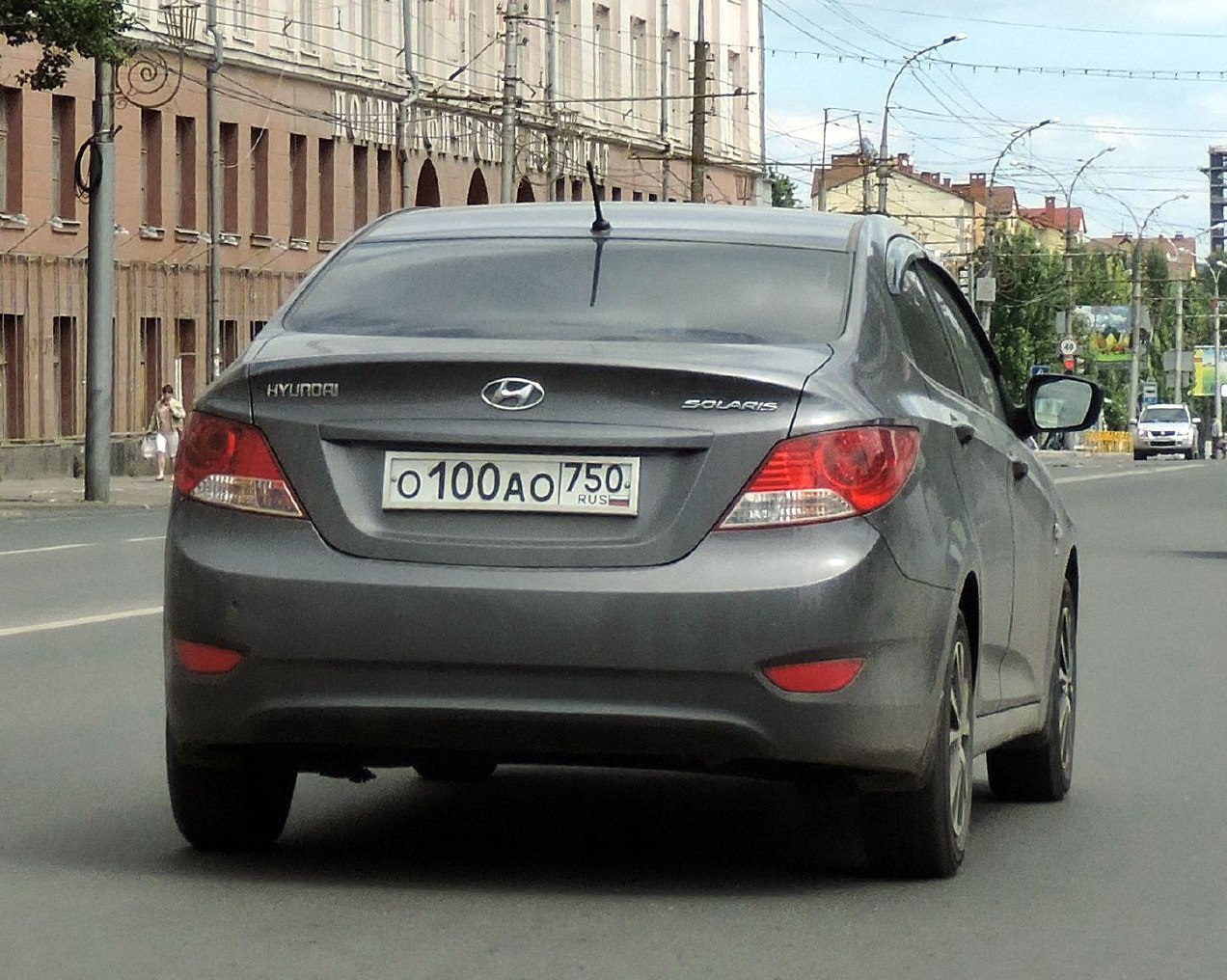 Фотография номера О100АО 750