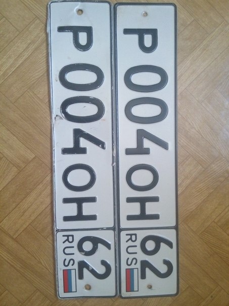 Фотография номера Р004ОН 62