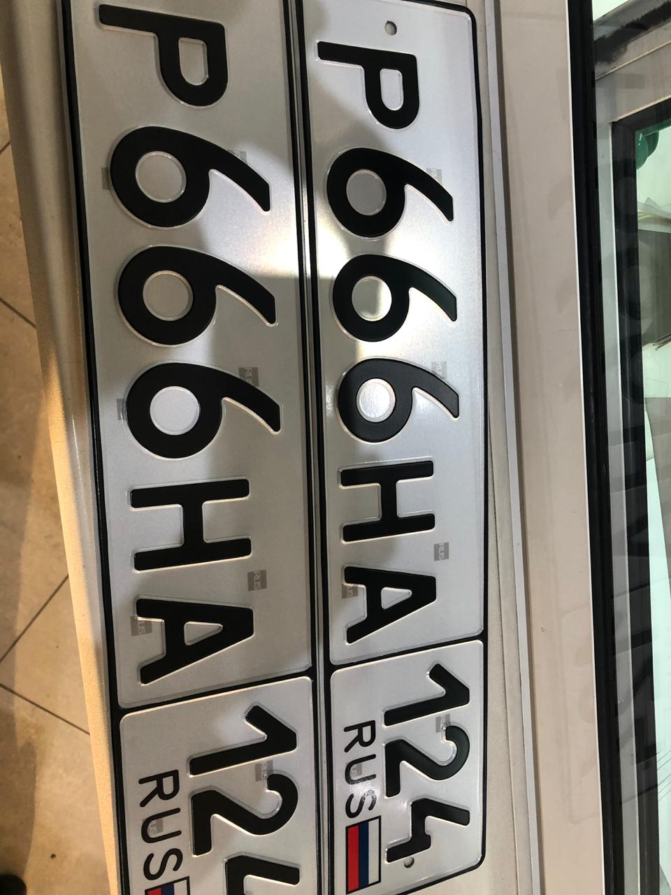 Фотография номера Р666НА 124