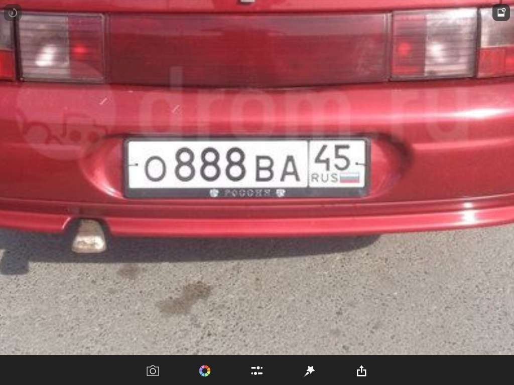 Фотография номера О888ВА **