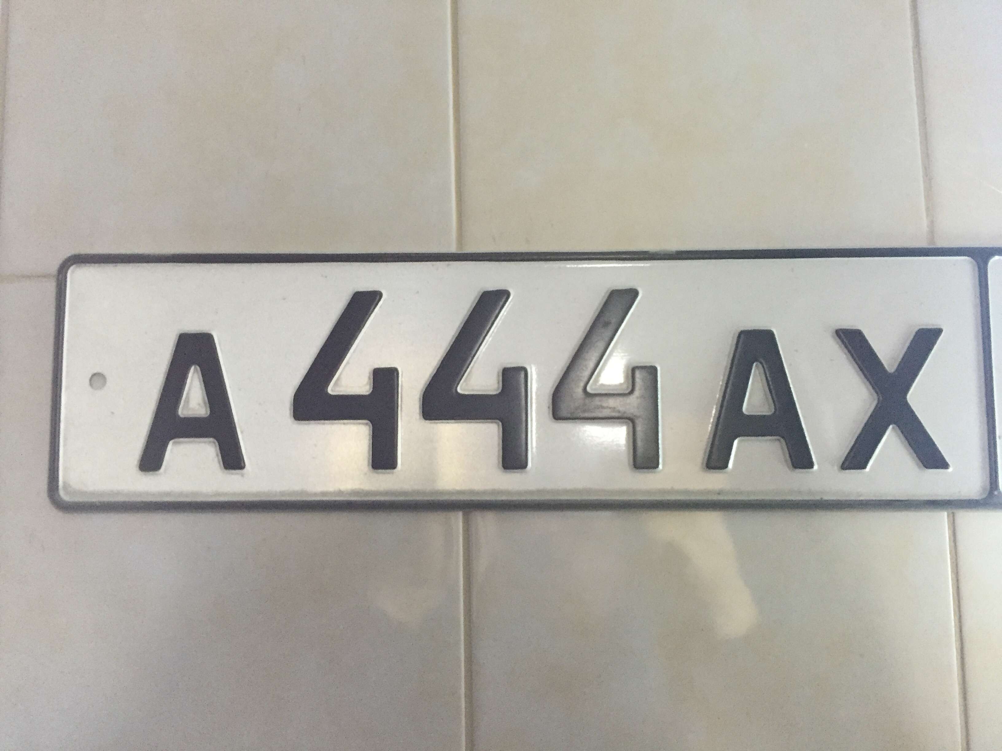 Фотография номера А444АХ **