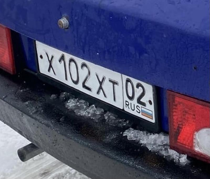 Фотография номера Х102ХТ 02