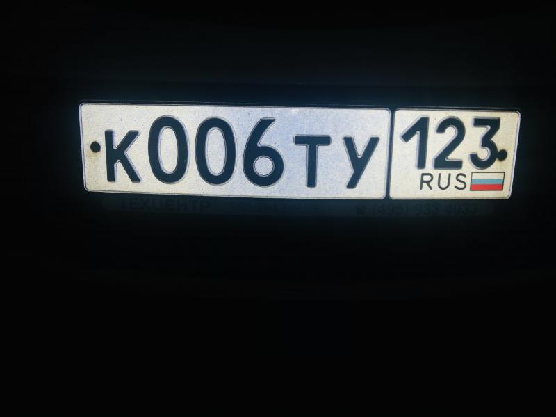 Фотография номера К006ТУ 123